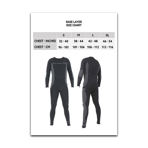 Base Layer Size chart